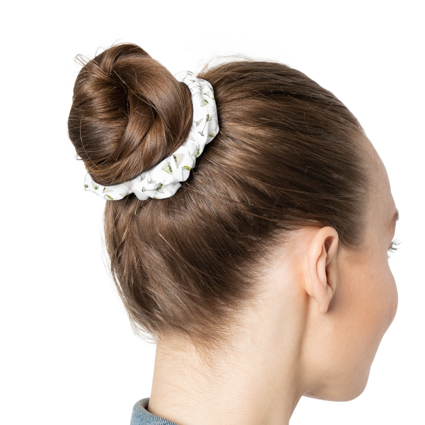 Dirty Martini Cocktail Scrunchie