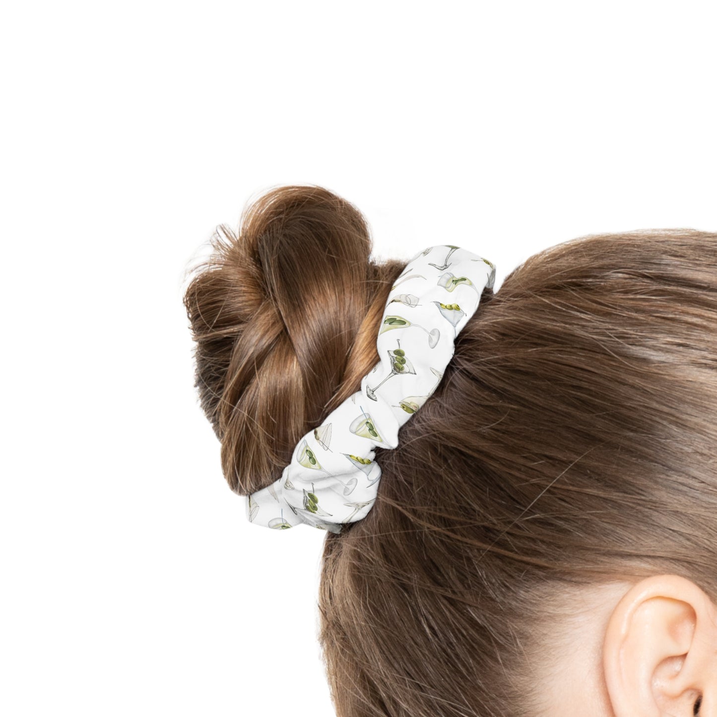 Dirty Martini Cocktail Scrunchie