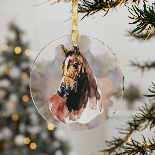 Horse Illustration - Tree Ornament