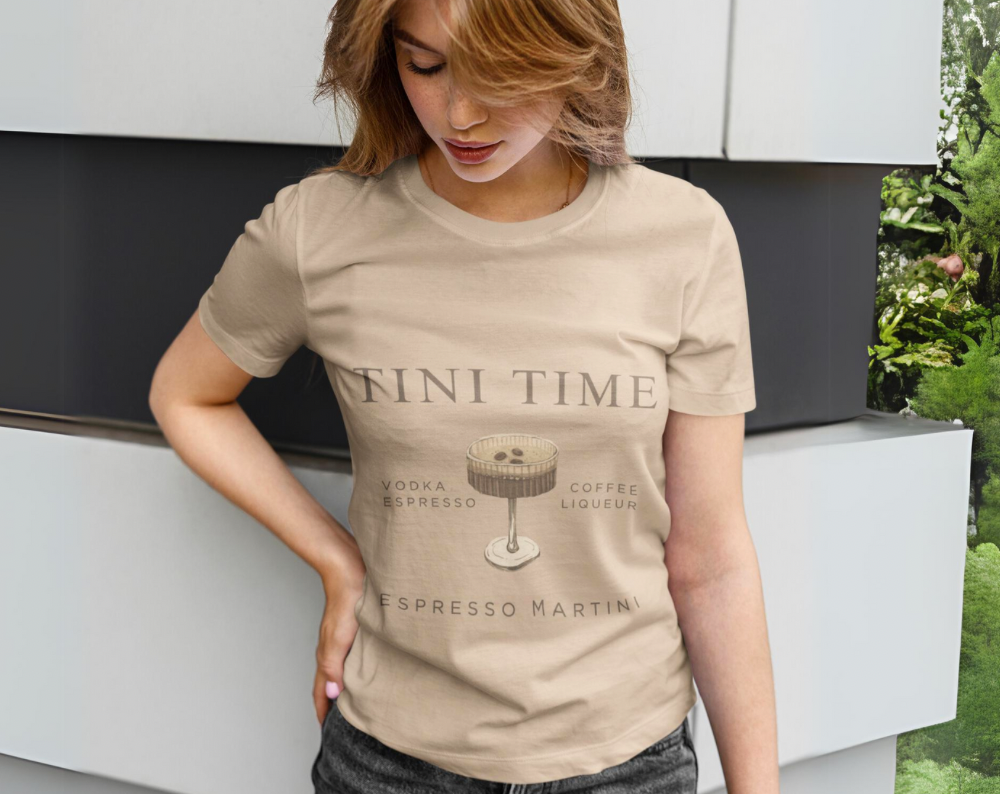 Espresso Martini Tini Time - Unisex Tee