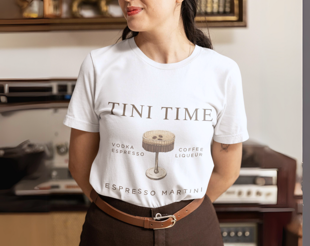 Espresso Martini Tini Time - Unisex Tee