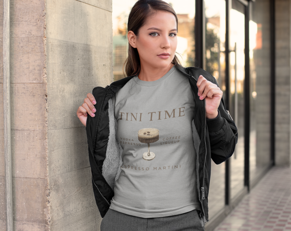 Espresso Martini Tini Time - Unisex Tee