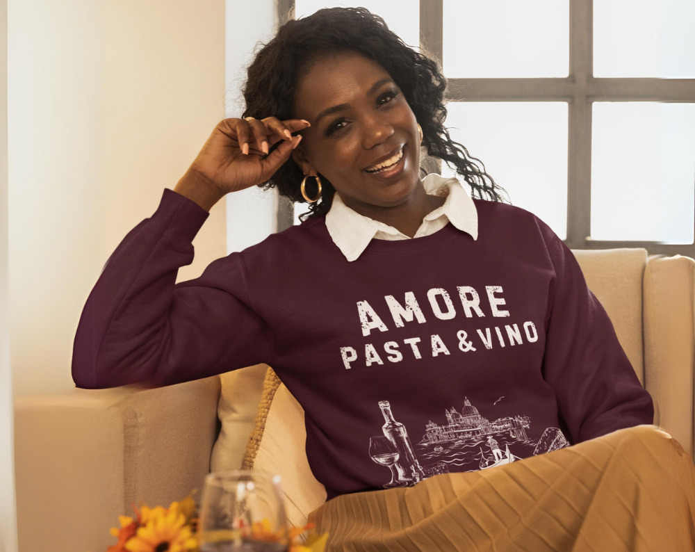 Amore Pasta & Vino - Unisex Crew