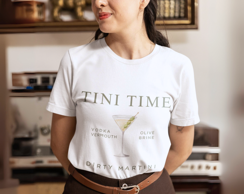 Dirty Martini Tini Time - Unisex Tee