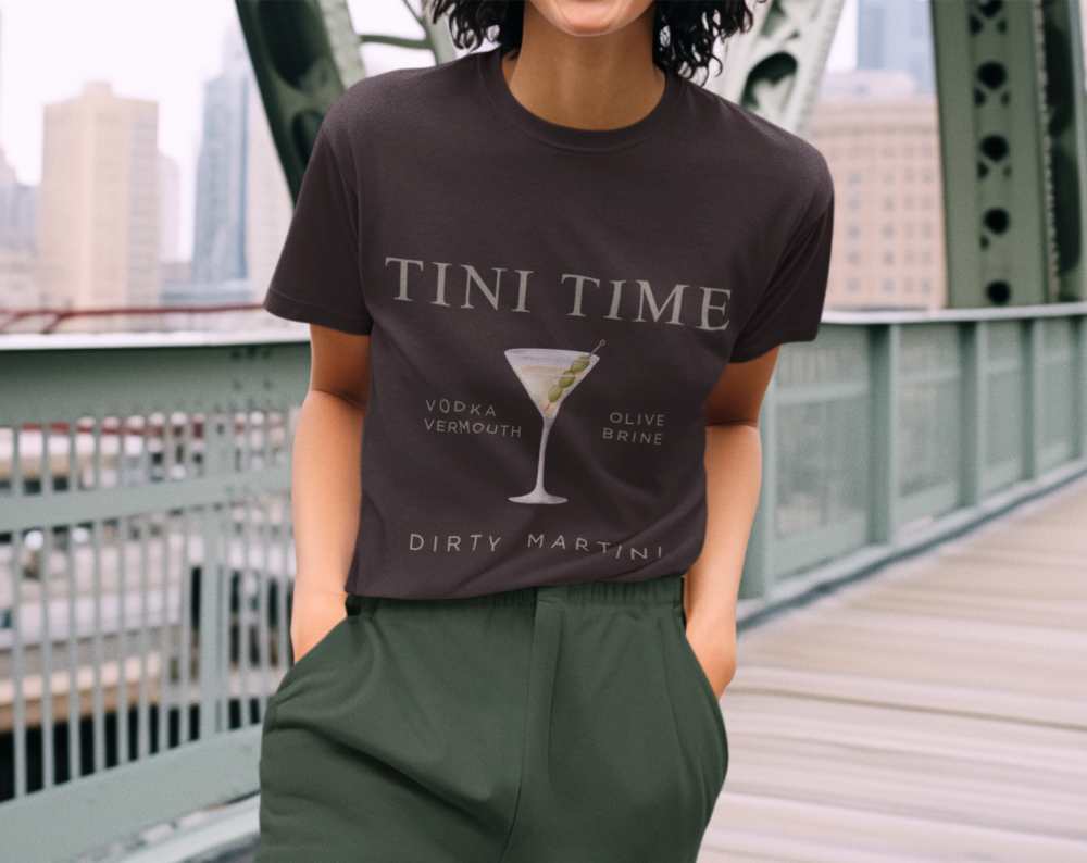 Dirty Martini Tini Time - Unisex Tee