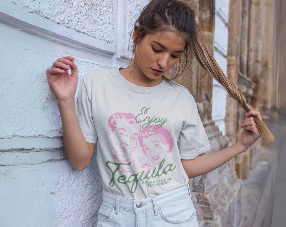 Retro Tequila Breakfast of Champions - Unisex Tee