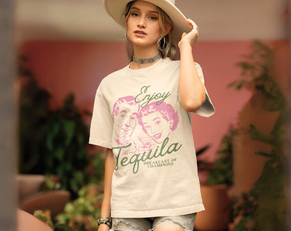 Retro Tequila Breakfast of Champions - Unisex Tee