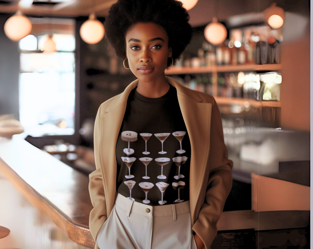 Vintage Espresso Martinis - Unisex Tee