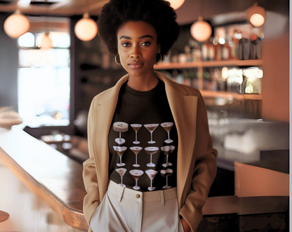 Vintage Espresso Martinis - Unisex Tee