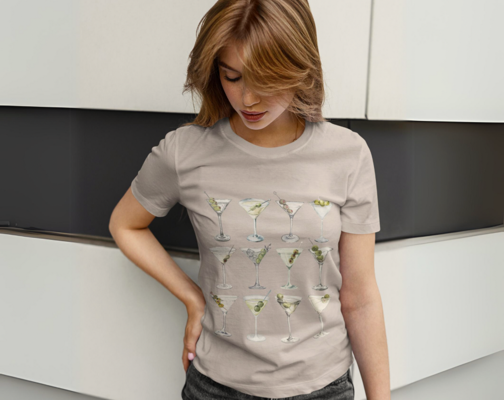 Vintage Dirty Martinis - Unisex Tee