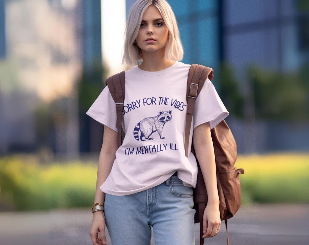 Mental Health Raccoon - Unisex Tee