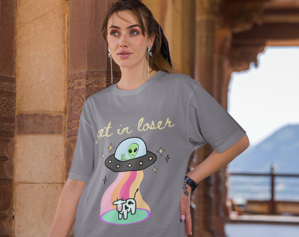 Get in Loser Alien UFO - Unisex Tee