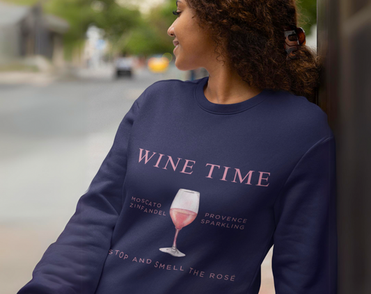 Rosé Wine Time - Unisex Crew