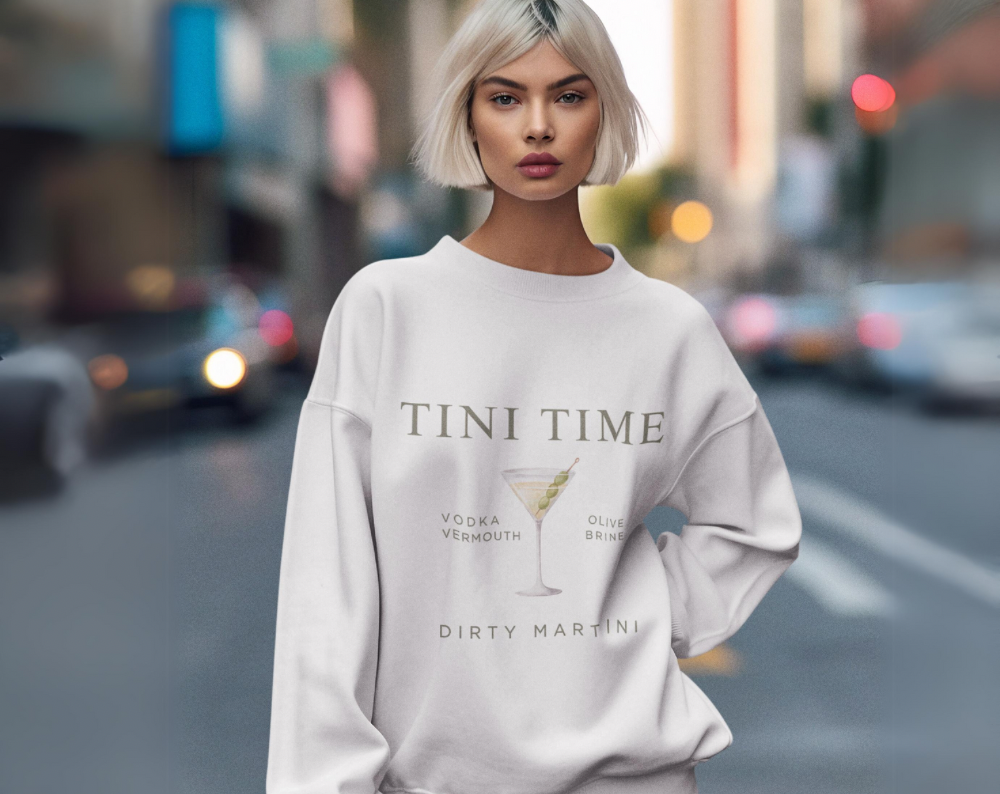 Dirty Martini Time - Unisex Crew