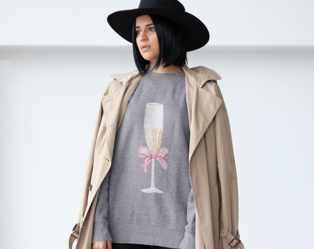 Coquette Champagne Glass - Unisex Crew