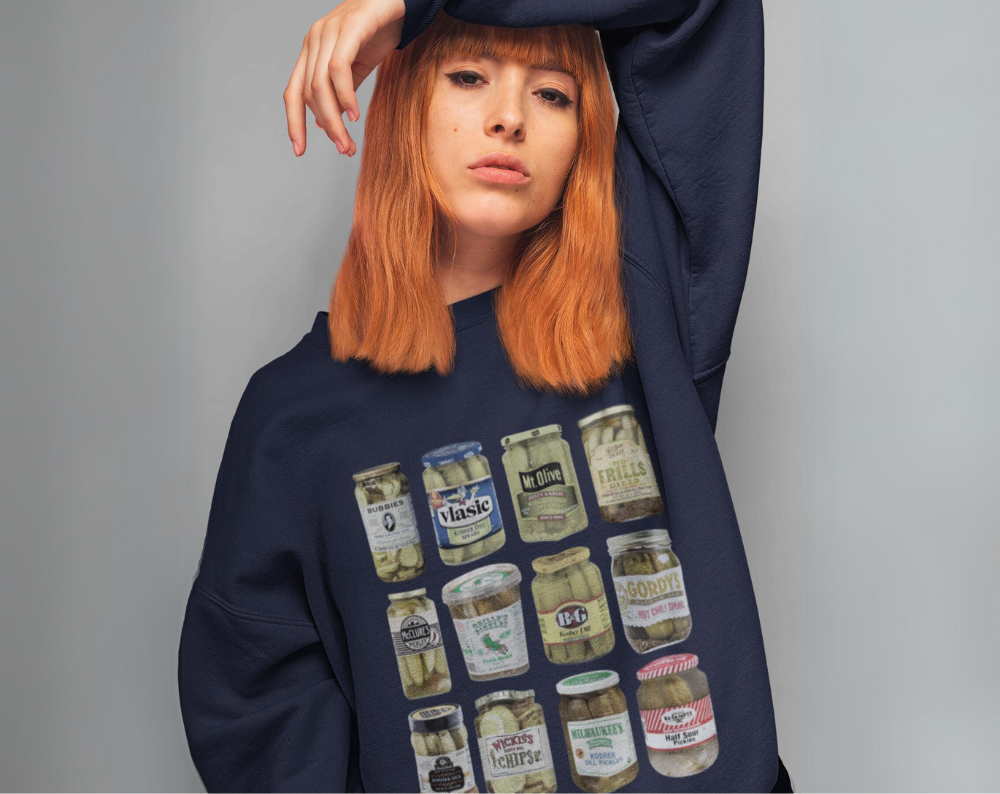 Vintage Pickle Jars - Unisex Crew