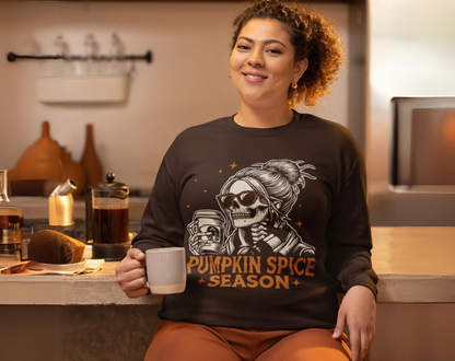 Skeleton Pumpkin Spice - Unisex Crew