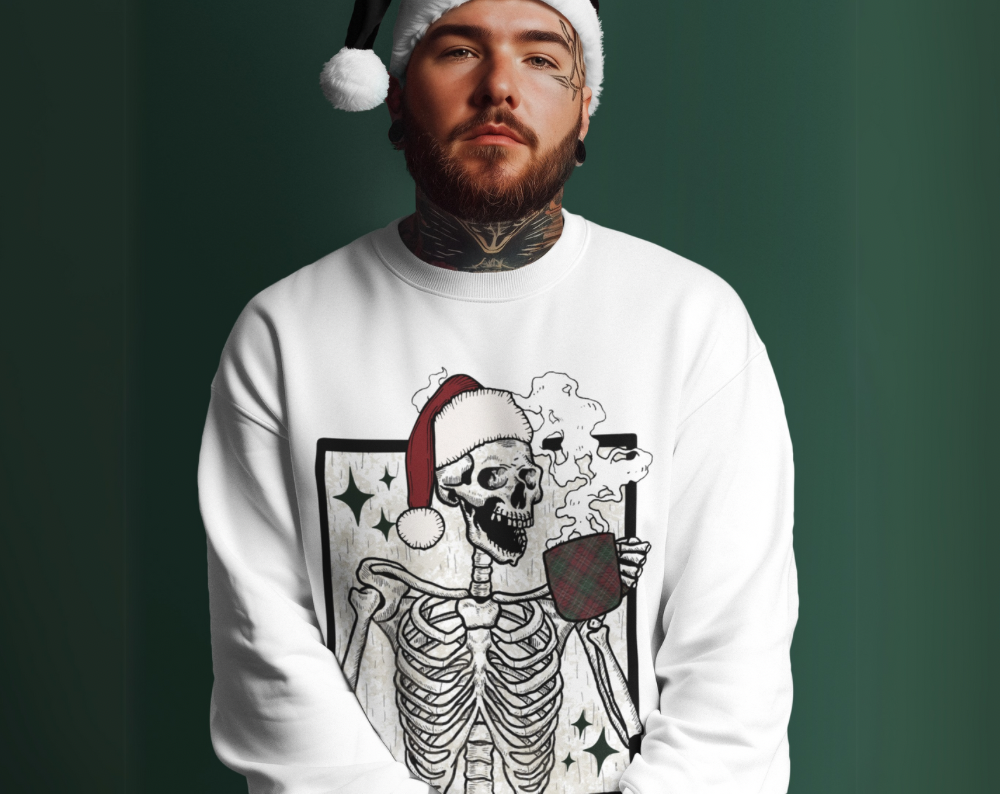 Christmas Skeleton - Unisex Crew