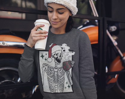 Christmas Skeleton - Unisex Crew