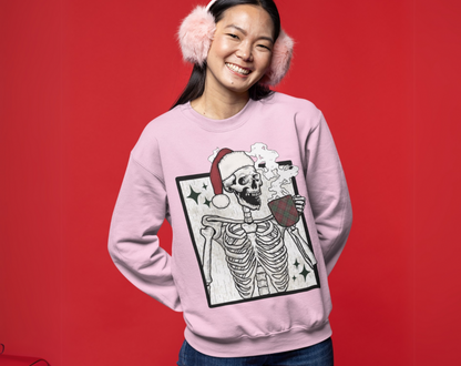 Christmas Skeleton - Unisex Crew