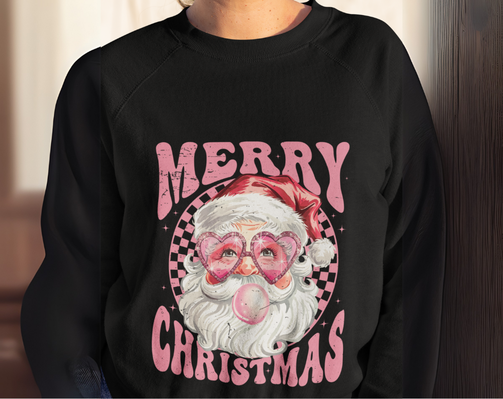 Bubblegum Santa - Unisex Crew