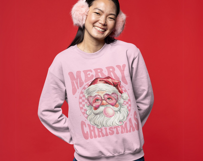 Bubblegum Santa - Unisex Crew