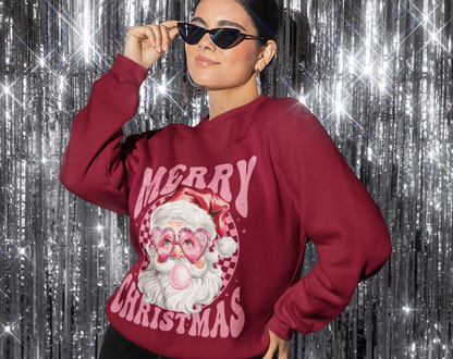 Bubblegum Santa - Unisex Crew