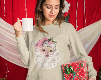 Vintage Santa - Unisex Crew