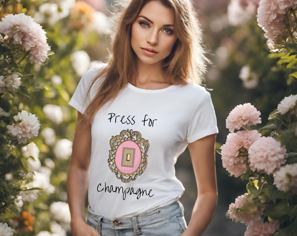 Press For Champagne - Unisex Tee