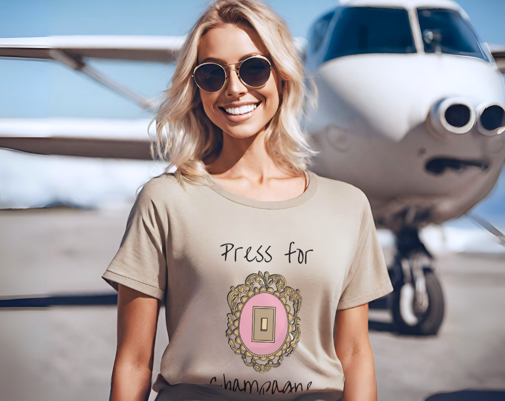 Press For Champagne - Unisex Tee