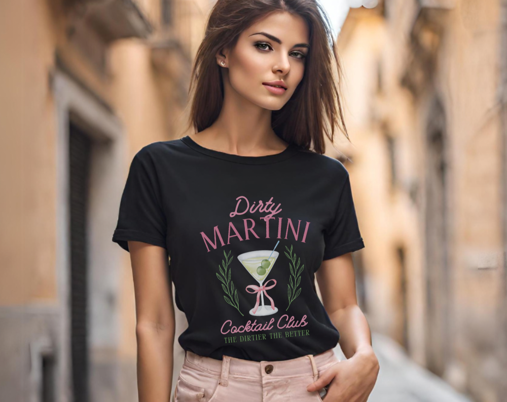 Coquette Dirty Martini Cocktail Club - Unisex Tee