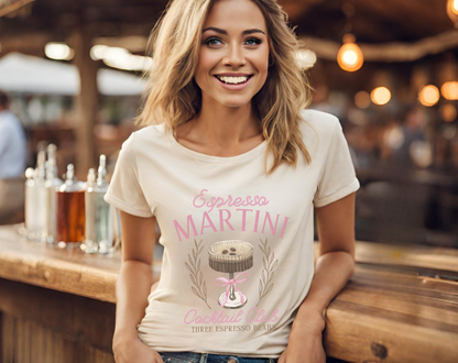 Coquette Espresso Martini Cocktail Club - Unisex Tee