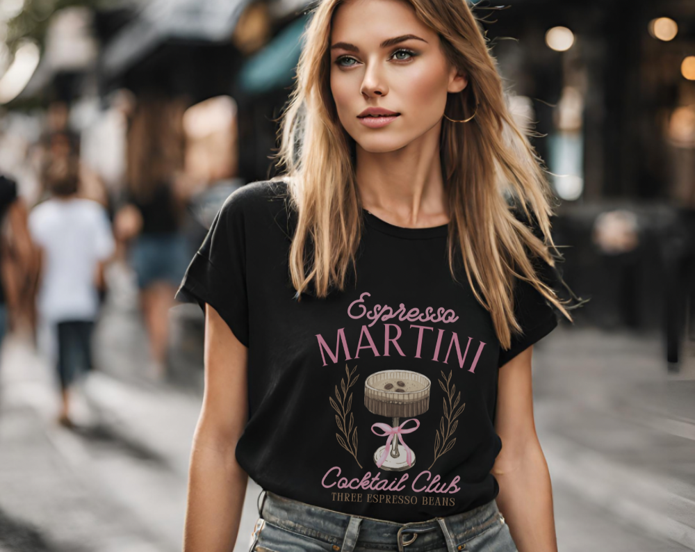 Coquette Espresso Martini Cocktail Club - Unisex Tee