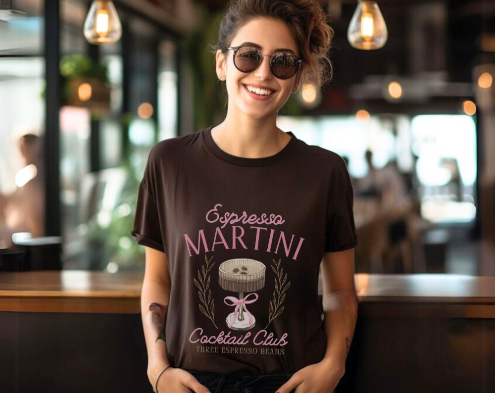 Coquette Espresso Martini Cocktail Club - Unisex Tee