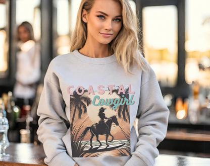 Coastal Cowgirl - Unisex Crew