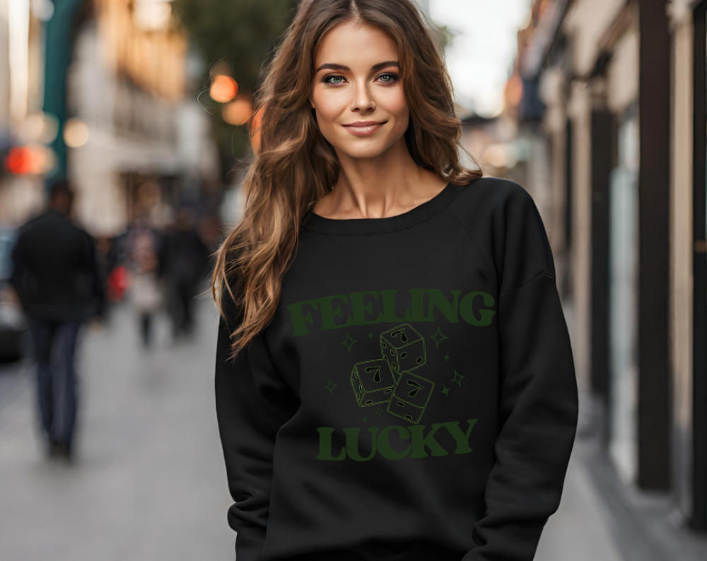 Feeling Lucky Dice - Unisex Crew