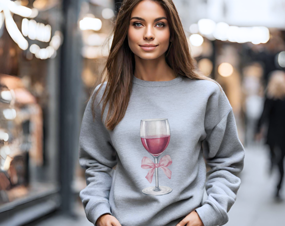 Coquette Red Wine Glass - Unisex Crew