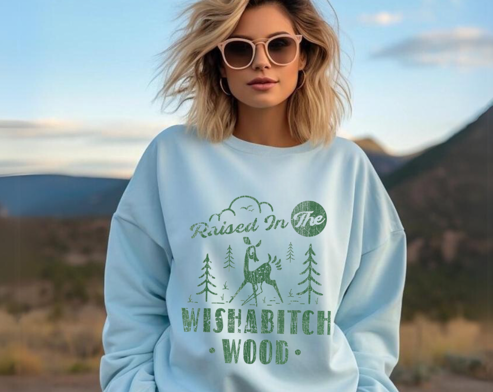 Wishabitch Wood Camping - Unisex Crew