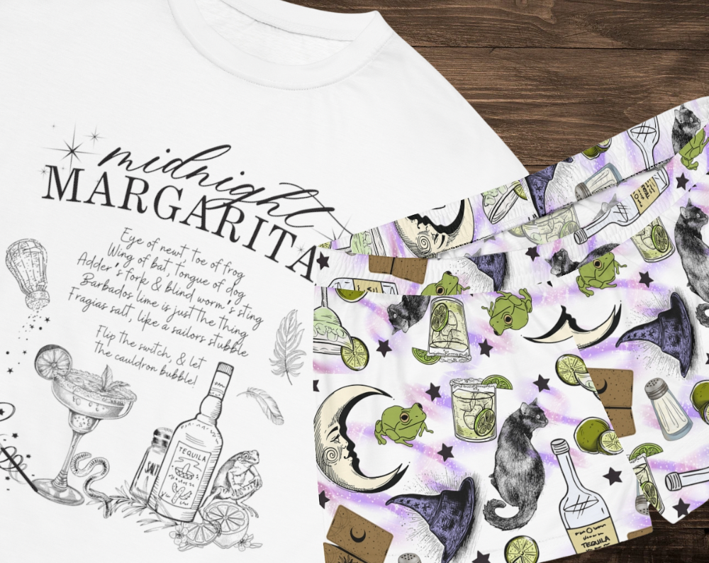 Practical Magic Midnight Margaritas - Two Piece Pajama Set