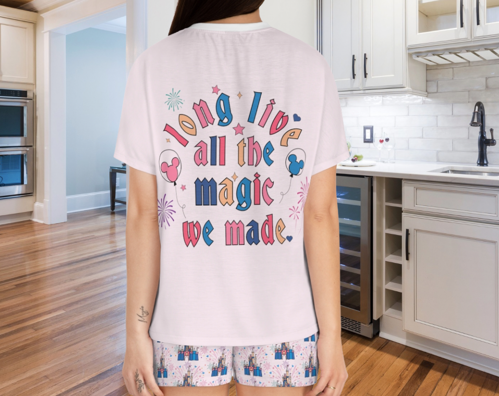 Long Live All The Magic Castle - Two Piece Pajama Set