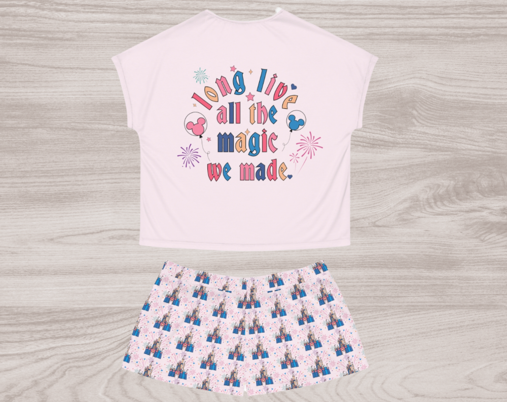 Long Live All The Magic Castle - Two Piece Pajama Set