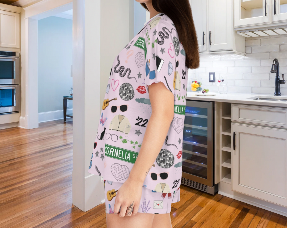 Swiftie Pattern - Two Piece Pajama Set