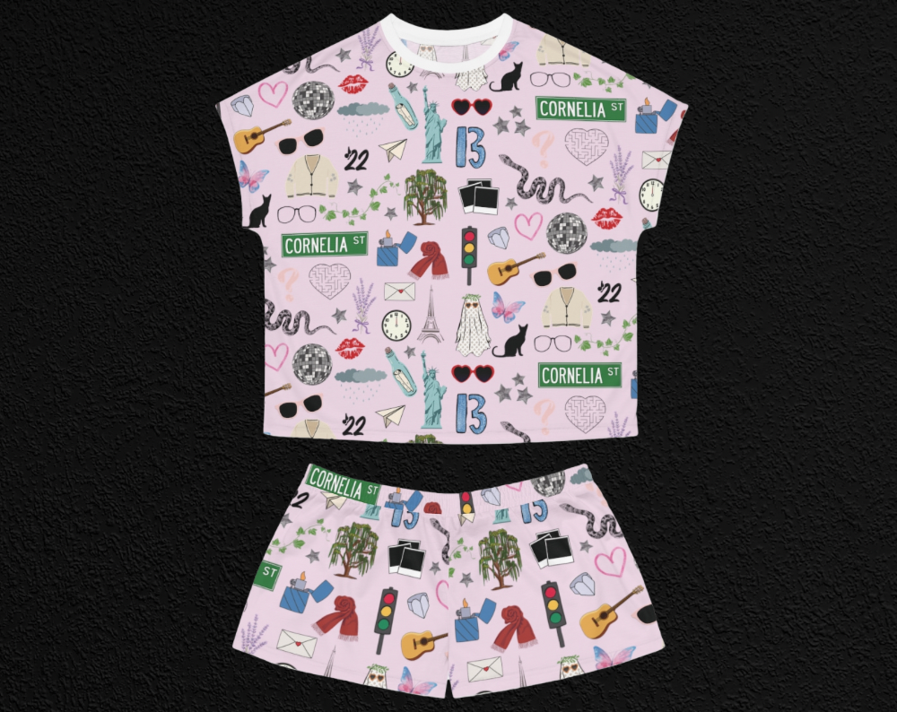 Swiftie Pattern - Two Piece Pajama Set