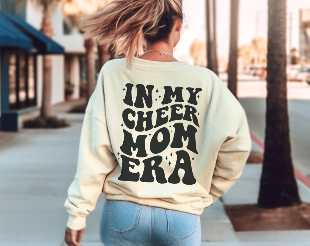 In My Cheer Mom Era Double Sided - Unisex Crew