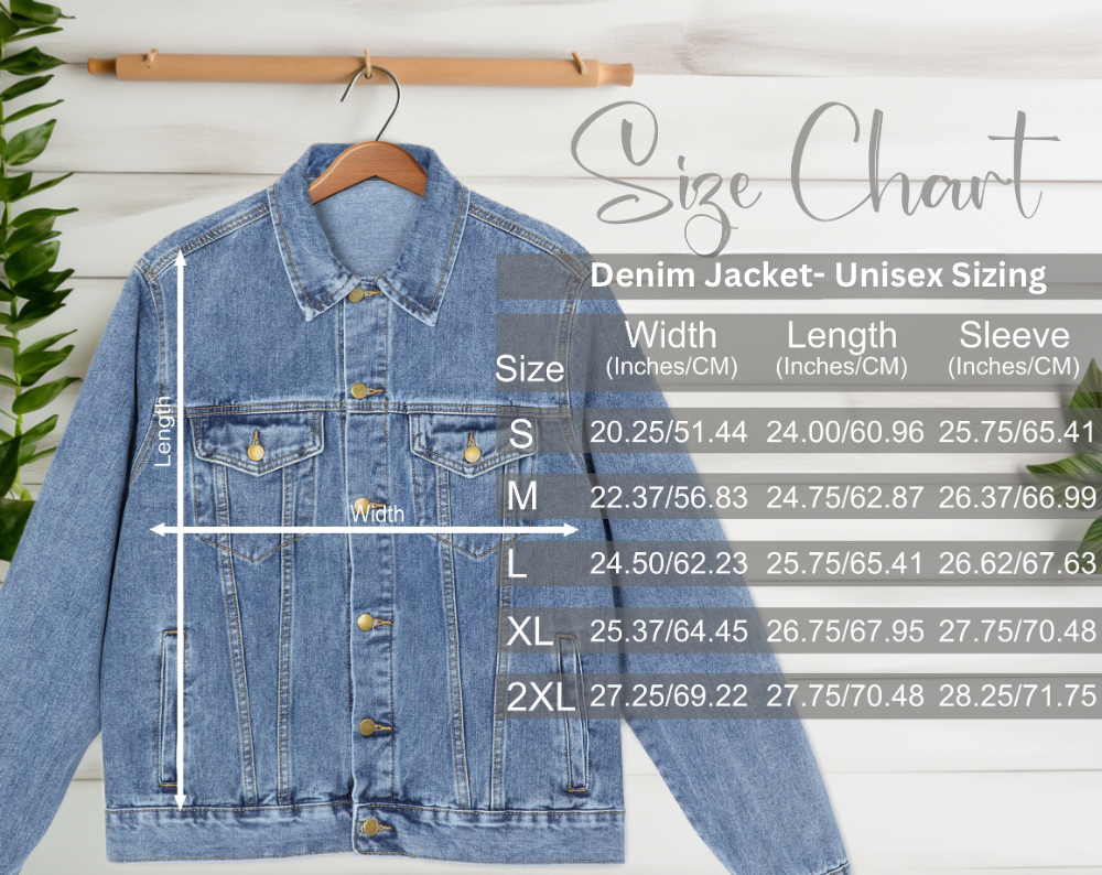 Bride Bow - Unisex Denim Jacket