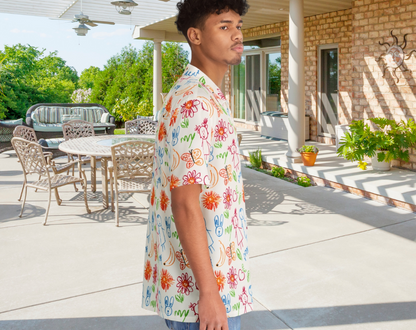 Doodle Pattern - Mens Hawaiian Shirt