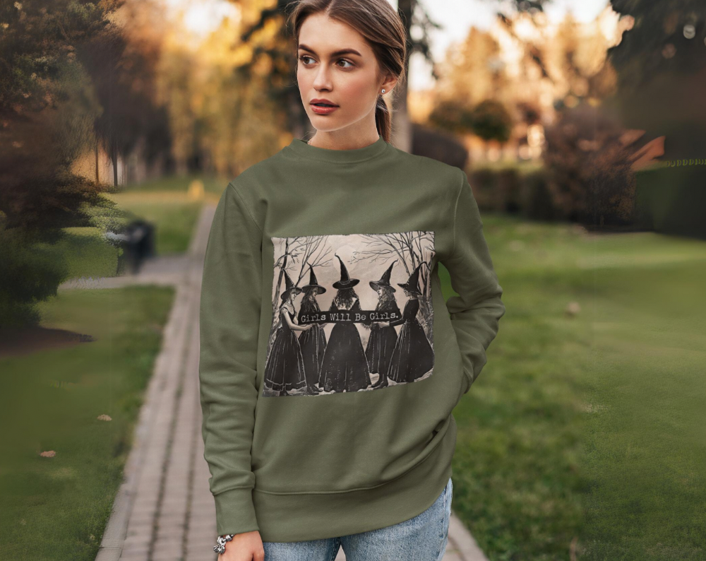 Witches Girls Will Be Girls - Unisex Crew