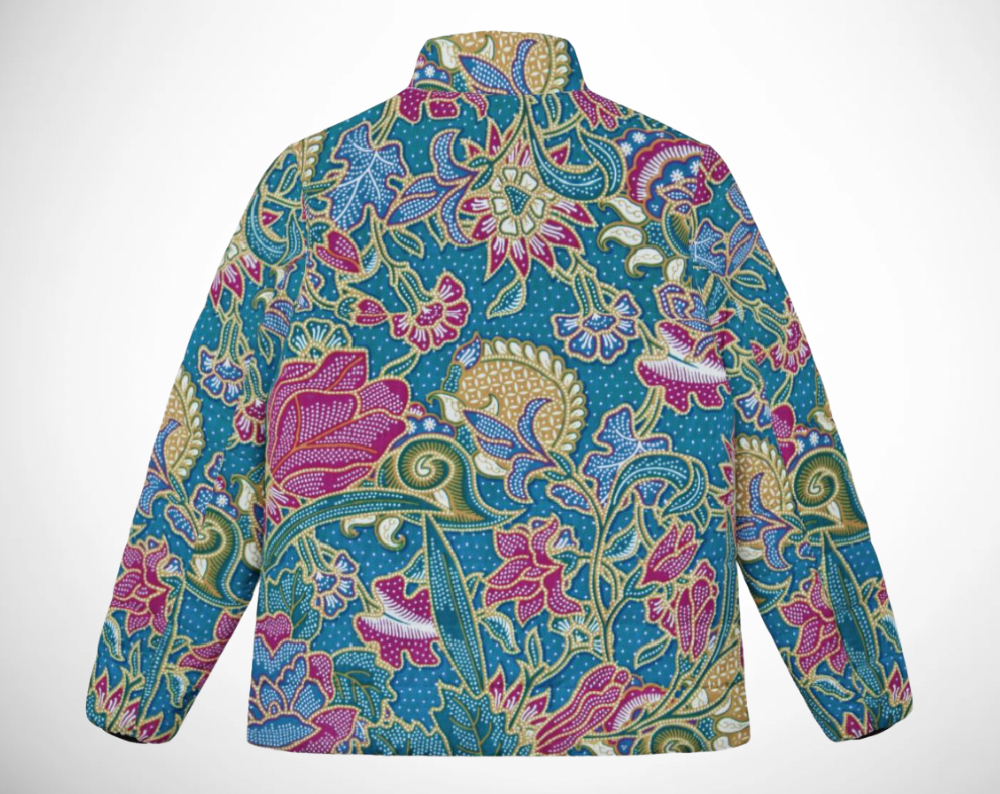 Blue Paisley - Women’s Puffer Jacket