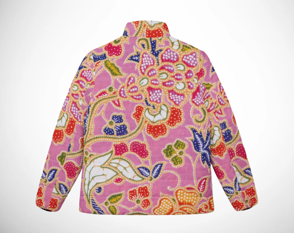 Pink Paisley - Women’s Puffer Jacket