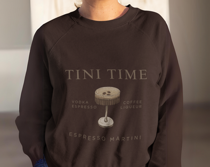 Espresso Martini Tini Time - Unisex Crew